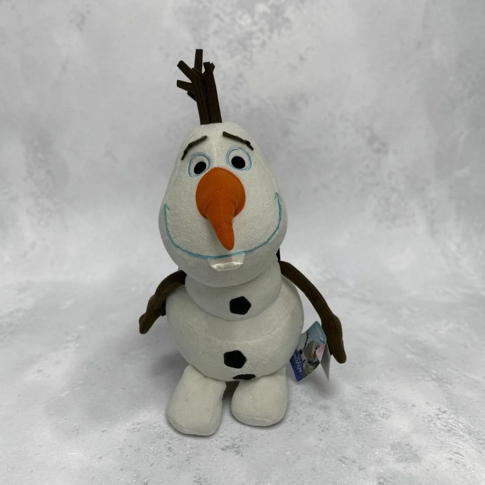 Disney Frozen Olaf Plush Backpack White Snowman Kids Small Bag Adjustable Straps